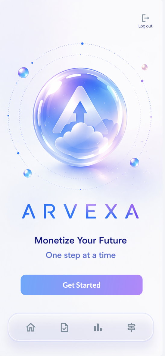 Arvexa daily tasks screen