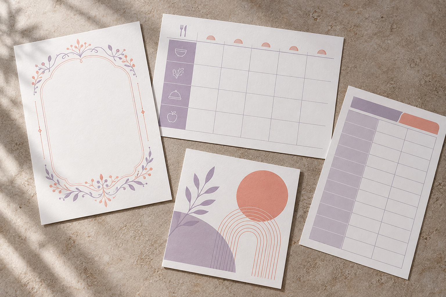Illustrative proofs of different downloadable product formats.